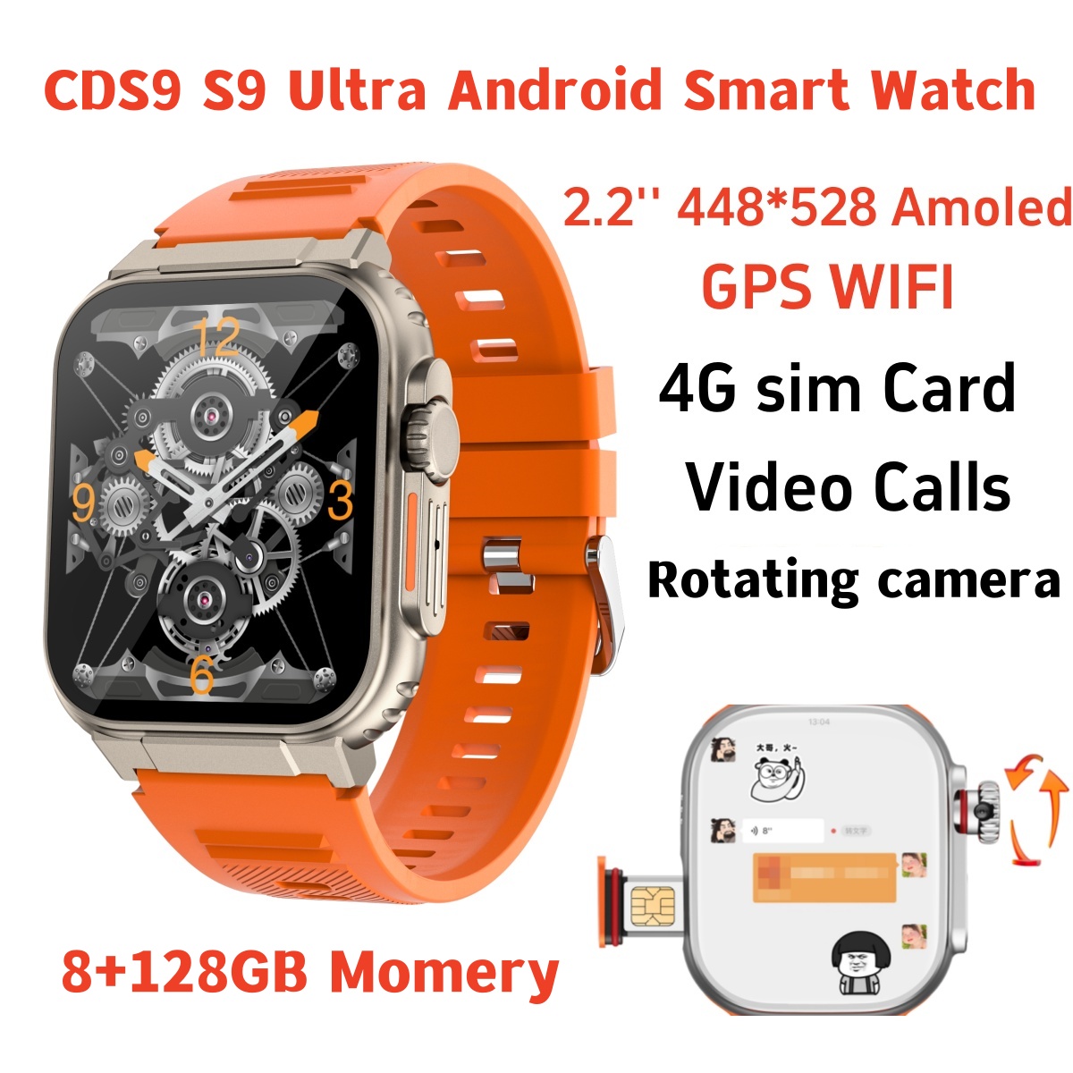Reloj Inteligente Original S10 - Fall Detection Watch reseña y precio