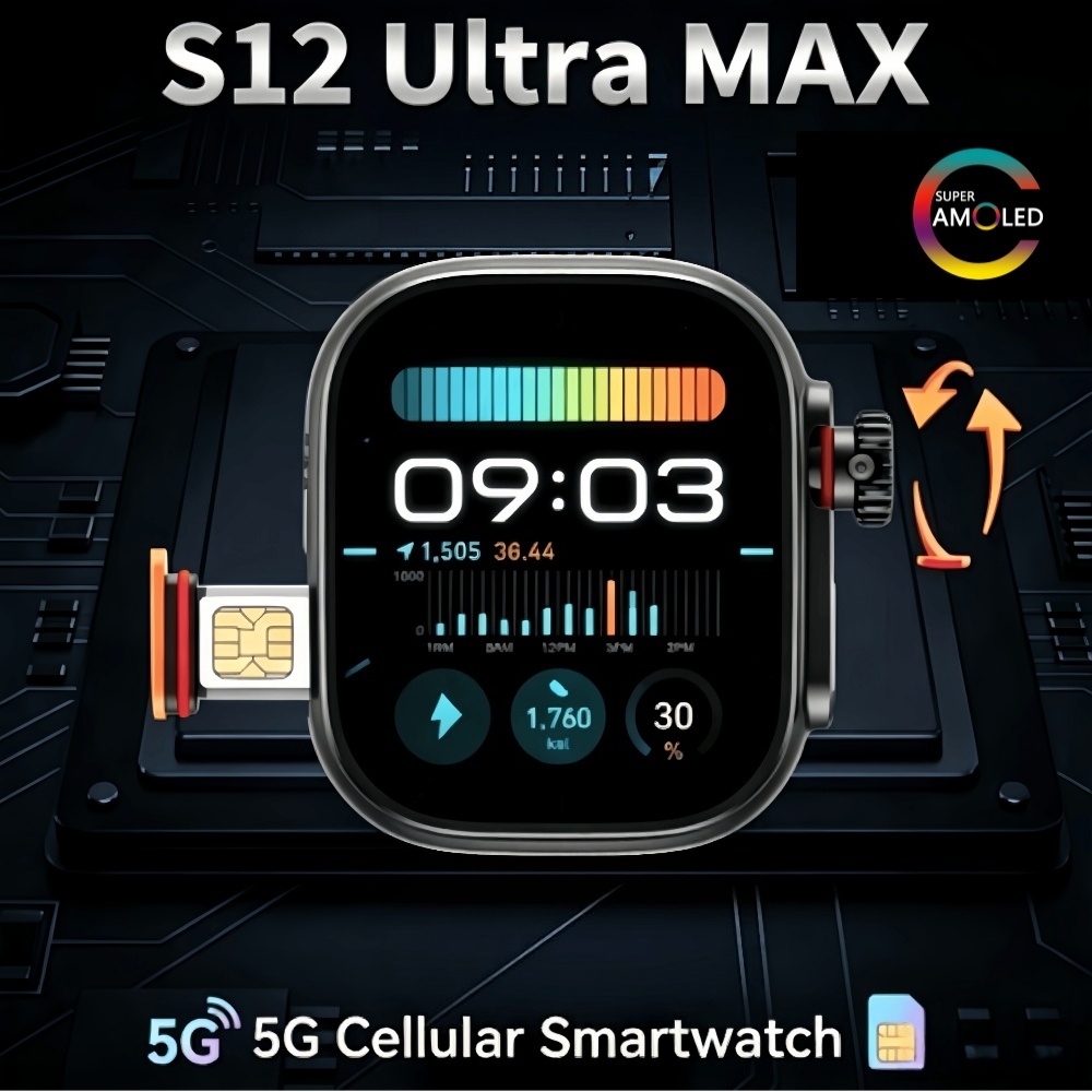 Versión Global S12 Ultra MAX R - Fall Detection Watch reseña y precio
